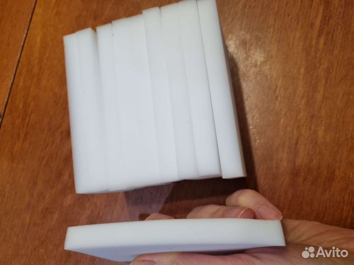 Меламиновая губка ластик 10 шт