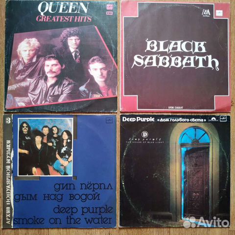 Пластинки. Зарубежный рок