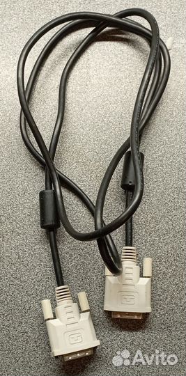 Кабель для монитора VGA -VGA, DVI - DVI