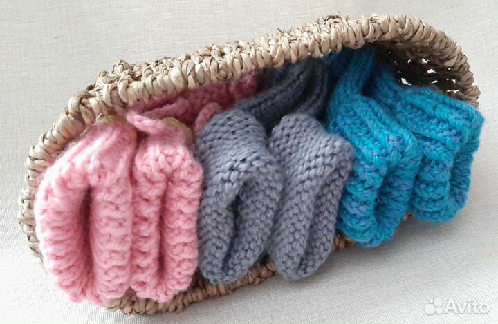 Вязанные пинеточки для малышей. В наличии