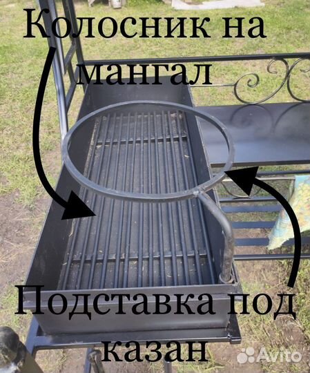 Мангал с крышей