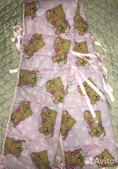 Бортики в детскую кроватку