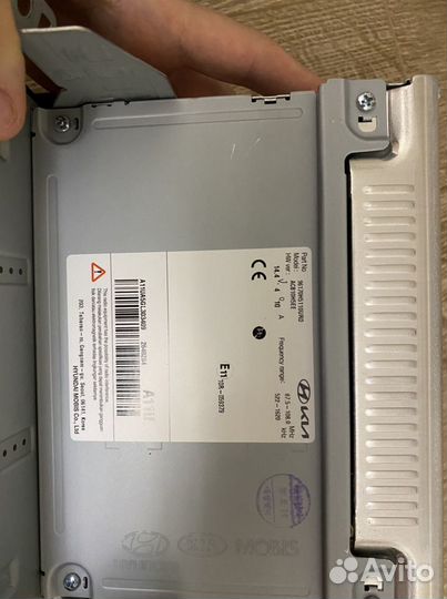 Автомагнитола на hyundai solaris новая,заводская