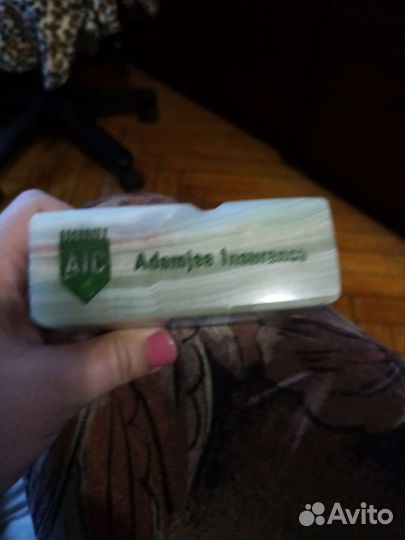 Пепельница оникс натуральный