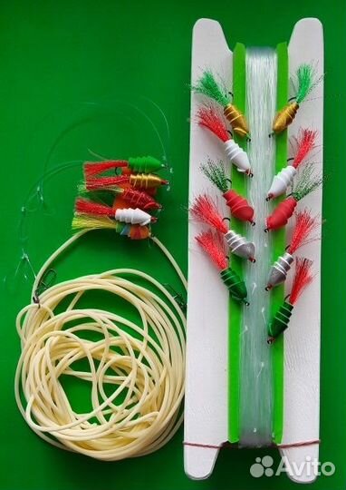 Снасть резинка на щуку, ауху, верхогляда и сига