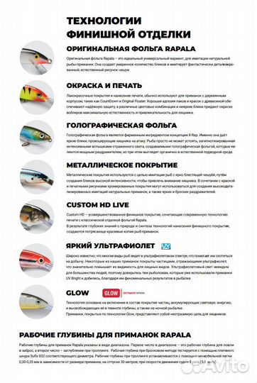 Воблер Rapala Super Shadow Rap 11, 11см 38г HTP