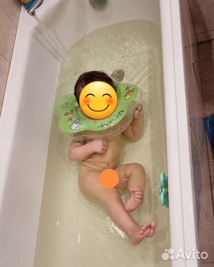 Круг для купания и акваковрик развивающий