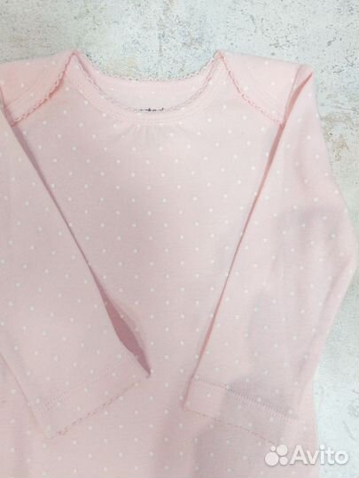 Боди на девочку с длинным рукавом Carters 68