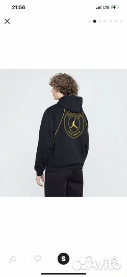 Мужская худи Jordan Paris Saint-Germain Fleece Po