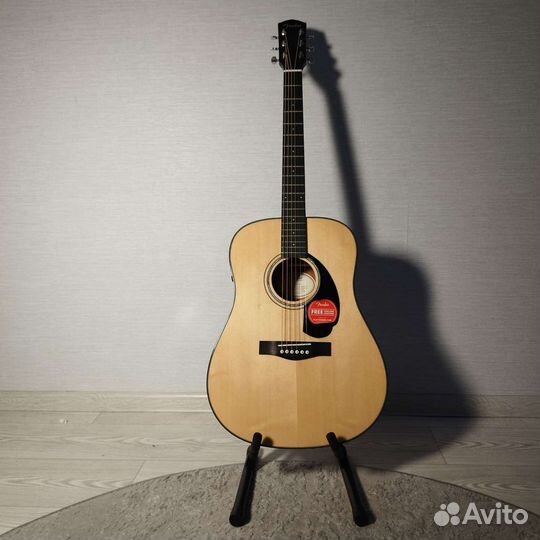 Гитара Fender CD60S трансакустичечкая гитара