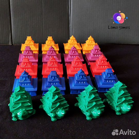 Настольная игра Восходящее солнце компоненты