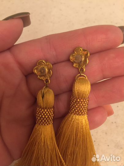 Серьги-кисти