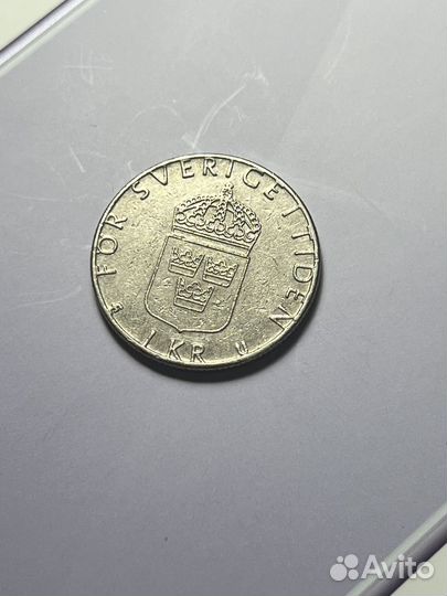 Монета 1 крона 1977