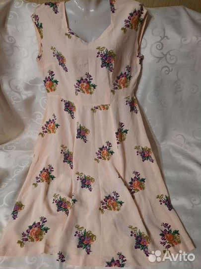 Платье из крепдешина СССР