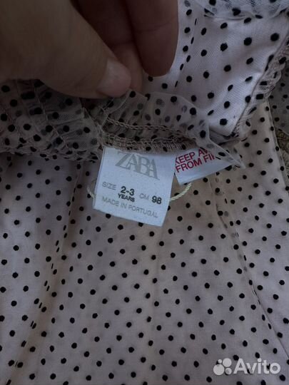 Платье zara 98