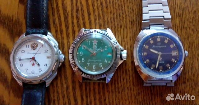 Часы командирские СССР. Браслеты