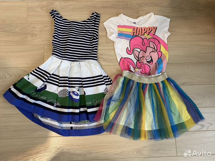 Вещи пакетом для девочки 110-116