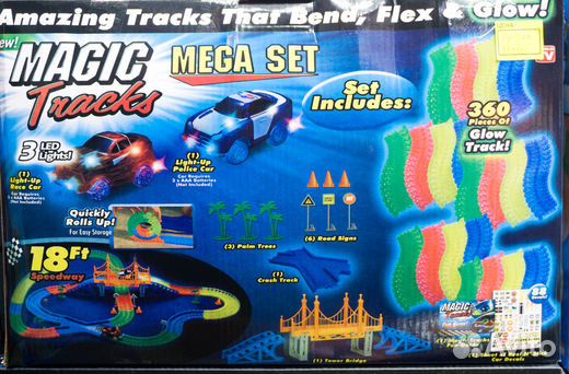 Трек/Трасса дорога Magic Tracks мега 360 деталей