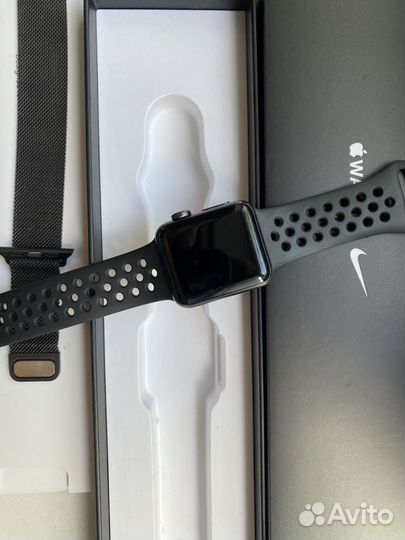 Часы apple watch 3 38 mm nike