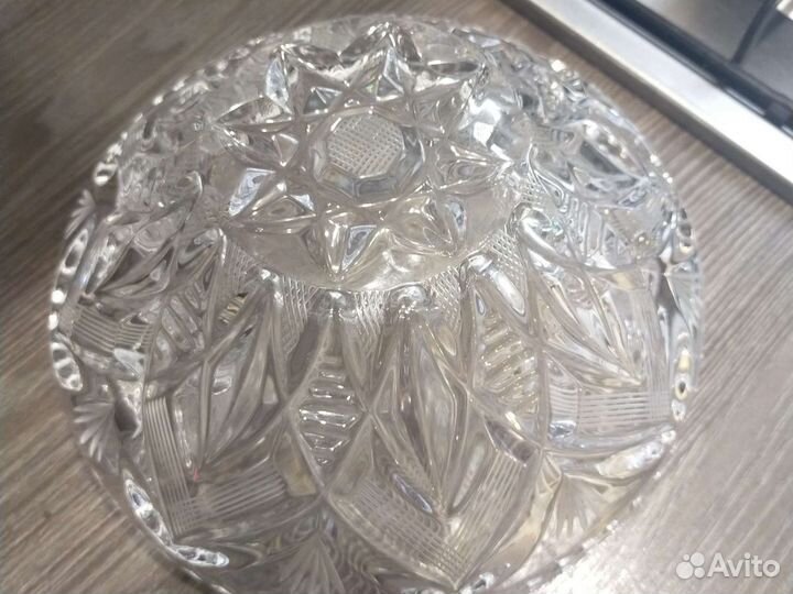 Ваза для фруктов хрусталь СССР