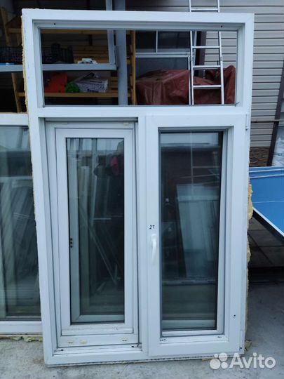 Окна,дверные блоки пластиковые бу