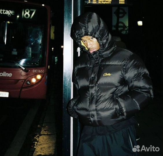 Куртка Corteiz Bolo Black Пуховик