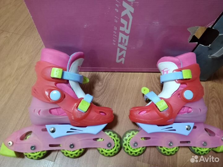 Роликовые коньки детские раздвижные