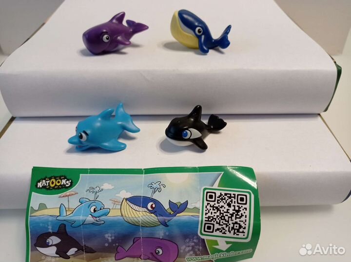 Киндер серии животных Natoons, бархатные