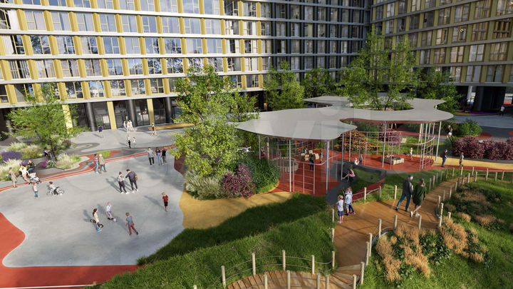 1-к. апартаменты, 45,5 м², 2/29 эт.