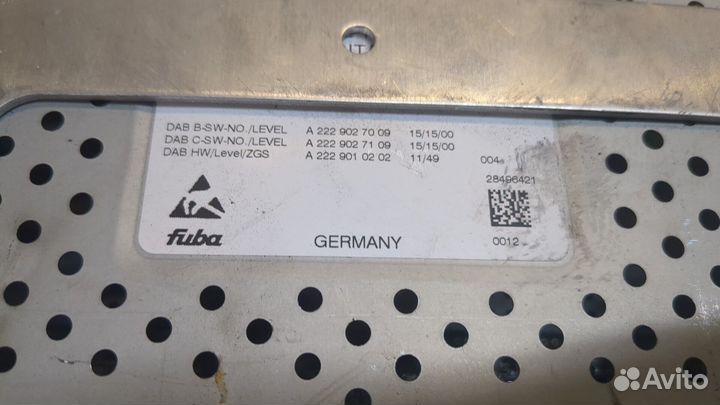 Усилитель звука Mercedes E W212, 2016