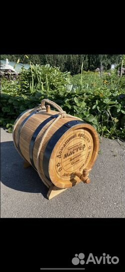 Дубовая бочка 10 литров (доставка в Пермь)