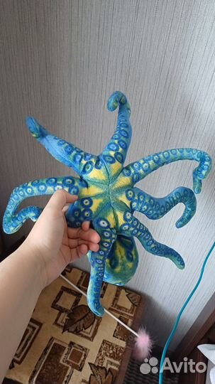 Плюшевый осьминог, мягкая игрушка