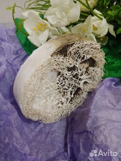 Массажное мыло ручной работы. Подарок любимым