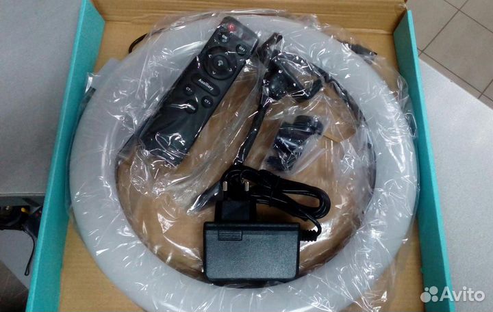 Кольцевая лампа со штативом 26см