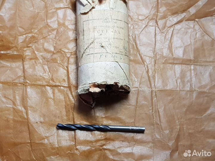 Сверло с цилиндрическим хвостовиком СССР