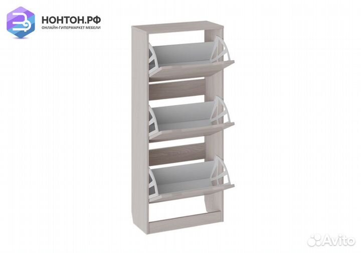 Тумба для обуви Тетра тип 1 ясень шимо