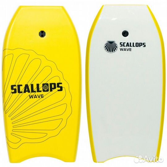 Бодиборд scallops wave yellow p-p 44''