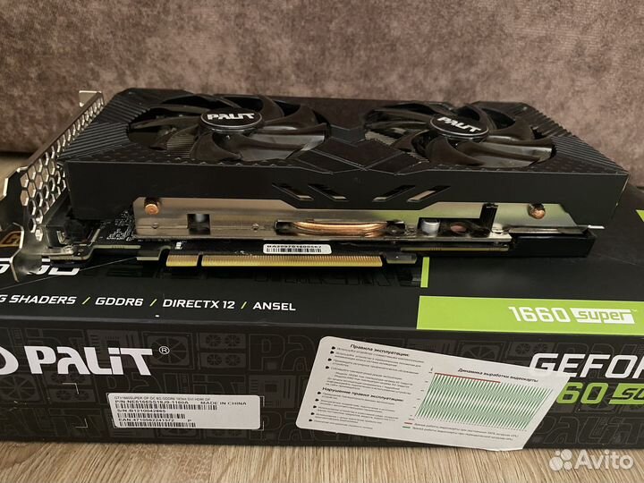 Видеокарта gtx 1660 super
