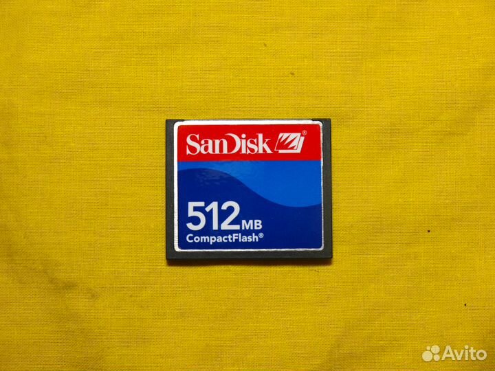 Карта памяти Compact Flash (CF) 512 Mb