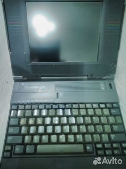 Ретро ноут TravelMate 4 компьютерное прошлого века