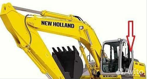 NEW holland E 215 B стекло кузовное заднее левое