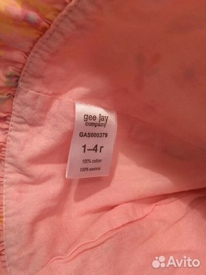 Панама gee jay, для девочки, 1-4 года