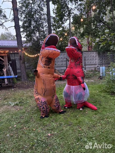 Костюм динозавра надувной T-REX (аренда)