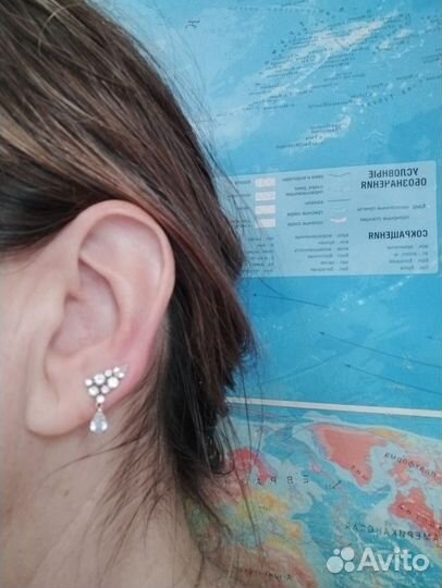 Золотые серьги 585 пробы