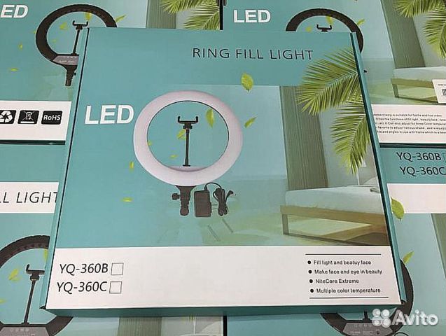 Кольцевая лампа. Новая, не бу