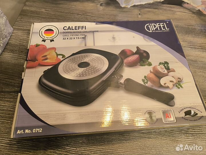 Сковорода gipfel двусторонняя новая