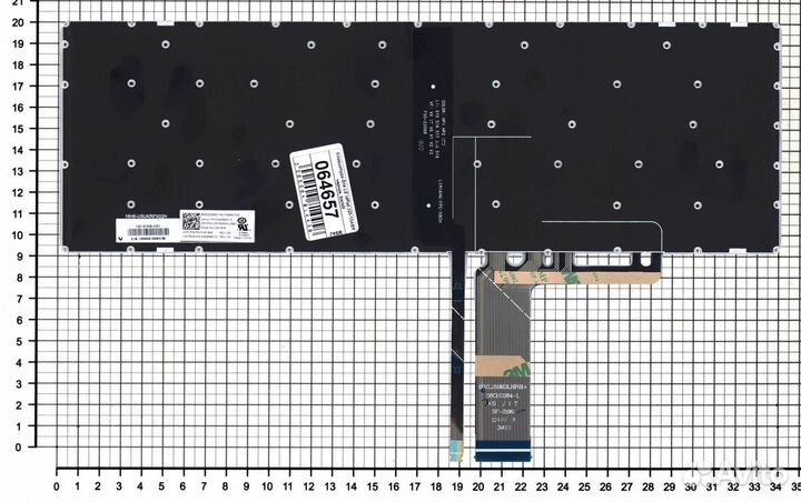 Клавиатура для Lenovo IdeaPad V320-17AST серая с п