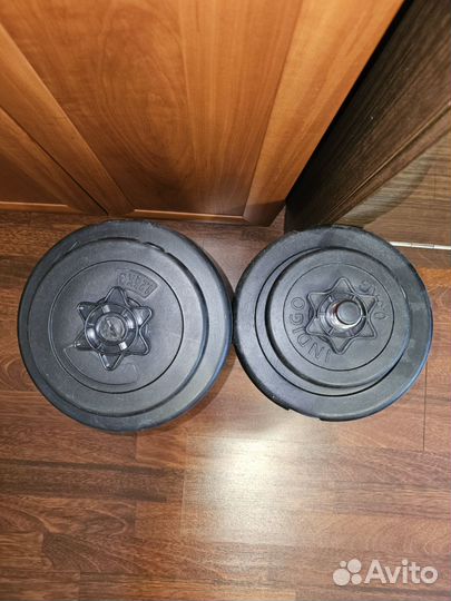 Сборные-разборные гантели 30кг