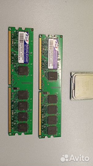 Ddr2 2gb 2 шт + проц e8200