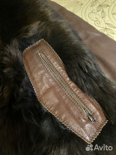 Дубленка мужская кожаная из овчины istnova